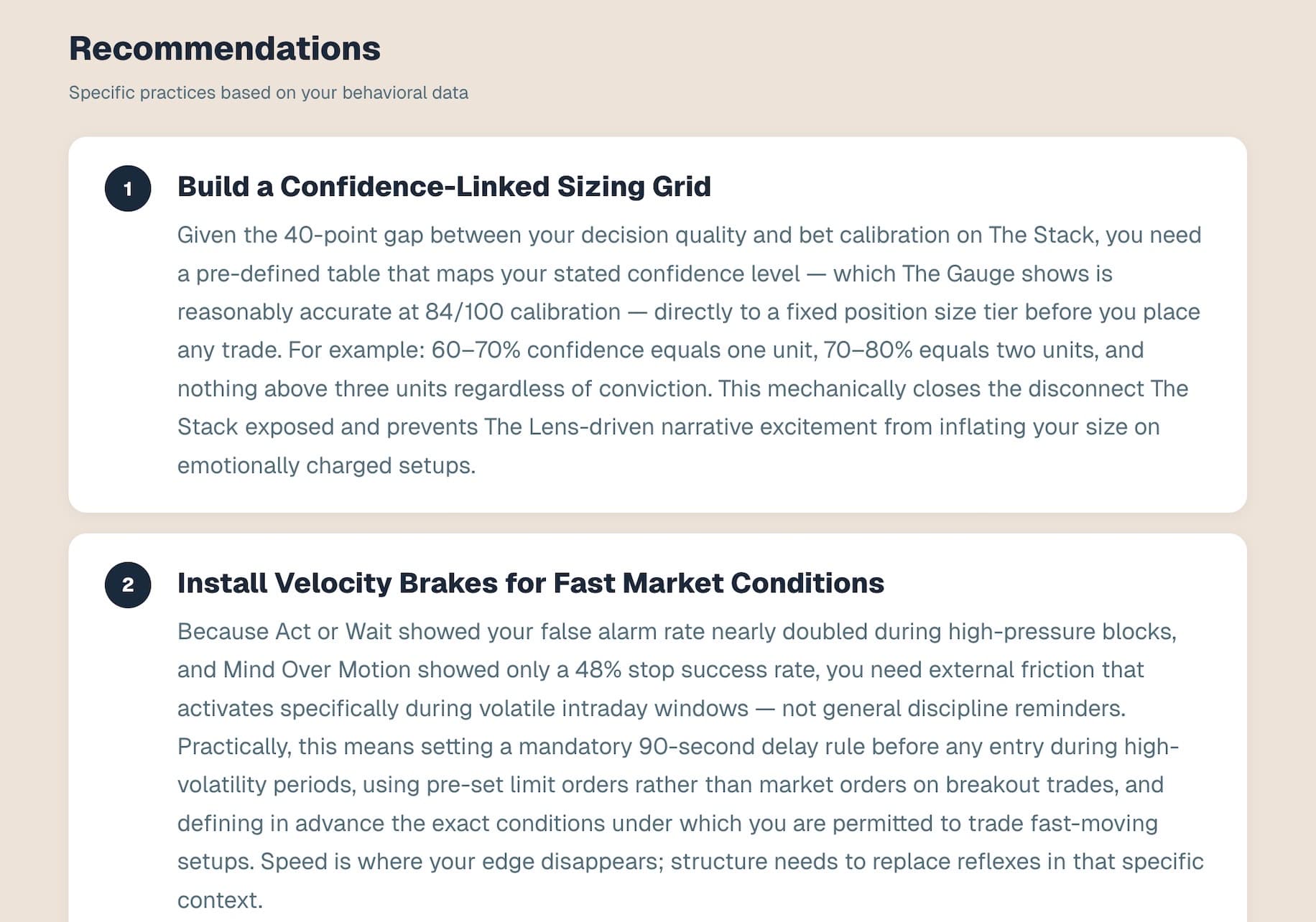 Recommendations